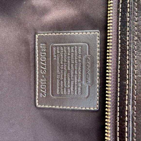 Coach Brown Hamton Signature Shoulder Bag # 11072 - Picture 14 of 14